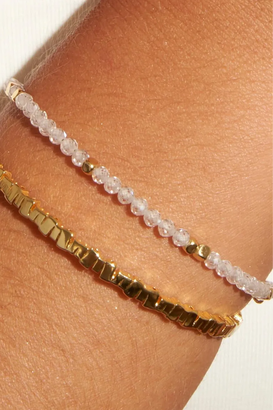 Vienna Gemstone Bracelet Clear Quartz