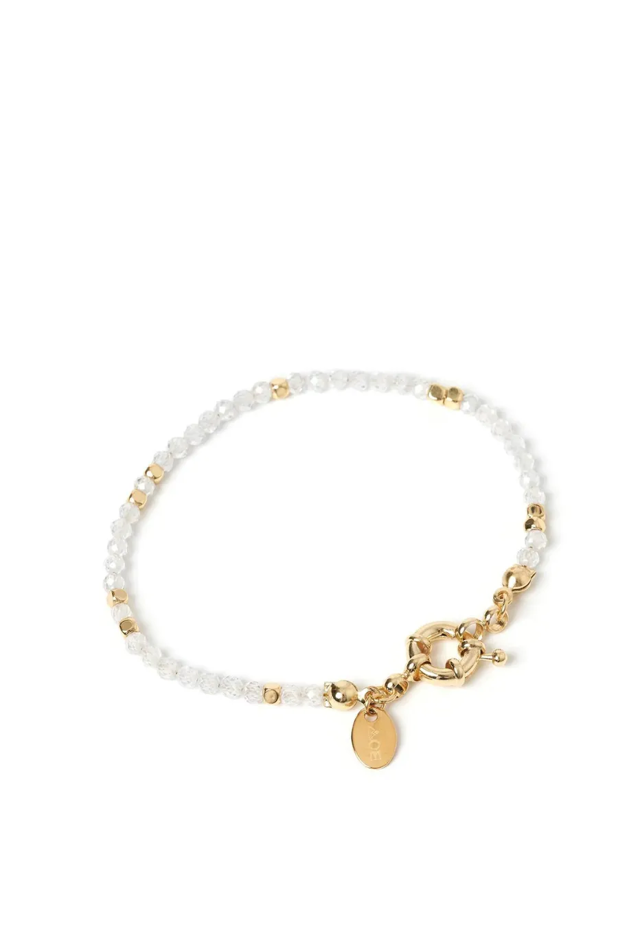 Vienna Gemstone Bracelet Clear Quartz