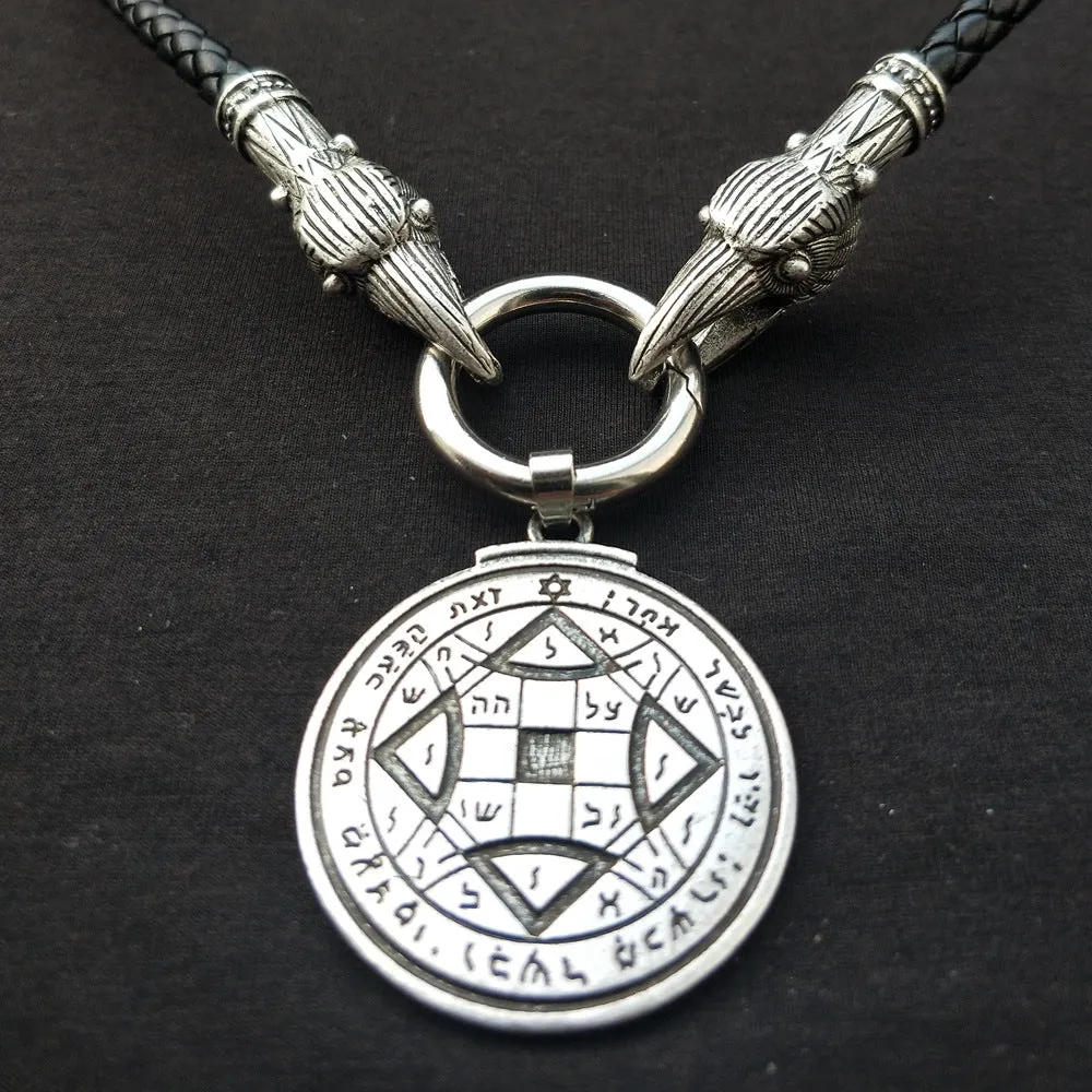 Viking Rune Love Seal Pagan Men's Necklace - Norse Legacy Collection