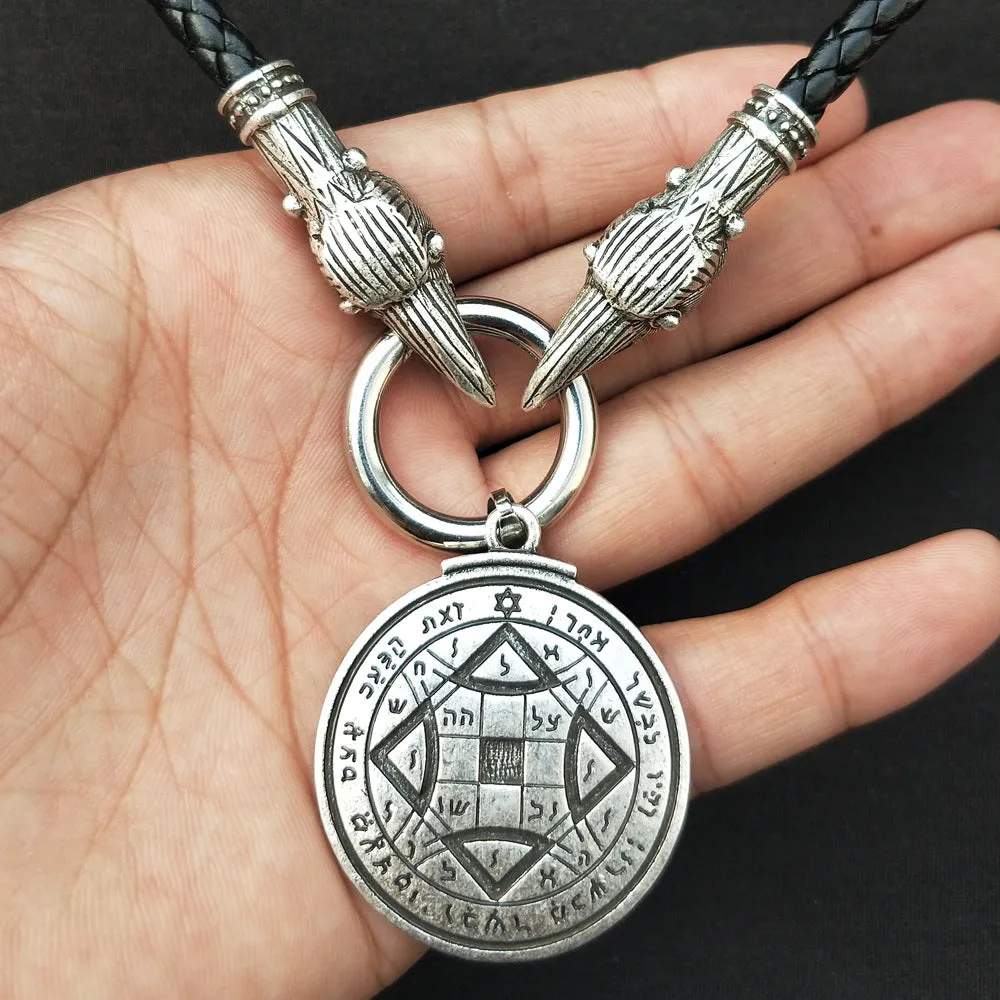 Viking Rune Love Seal Pagan Men's Necklace - Norse Legacy Collection