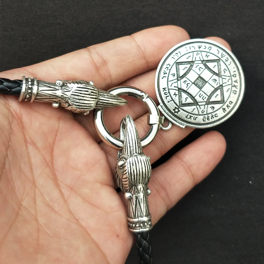 Viking Rune Love Seal Pagan Men's Necklace - Norse Legacy Collection