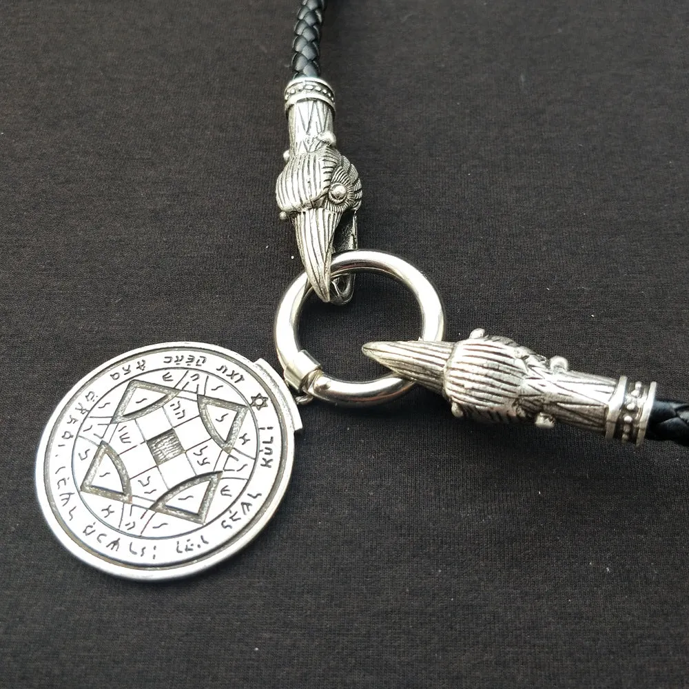 Viking Rune Love Seal Pagan Men's Necklace - Norse Legacy Collection