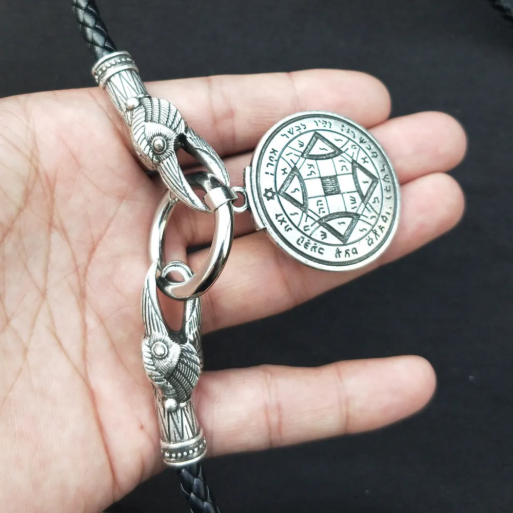 Viking Rune Love Seal Pagan Men's Necklace - Norse Legacy Collection