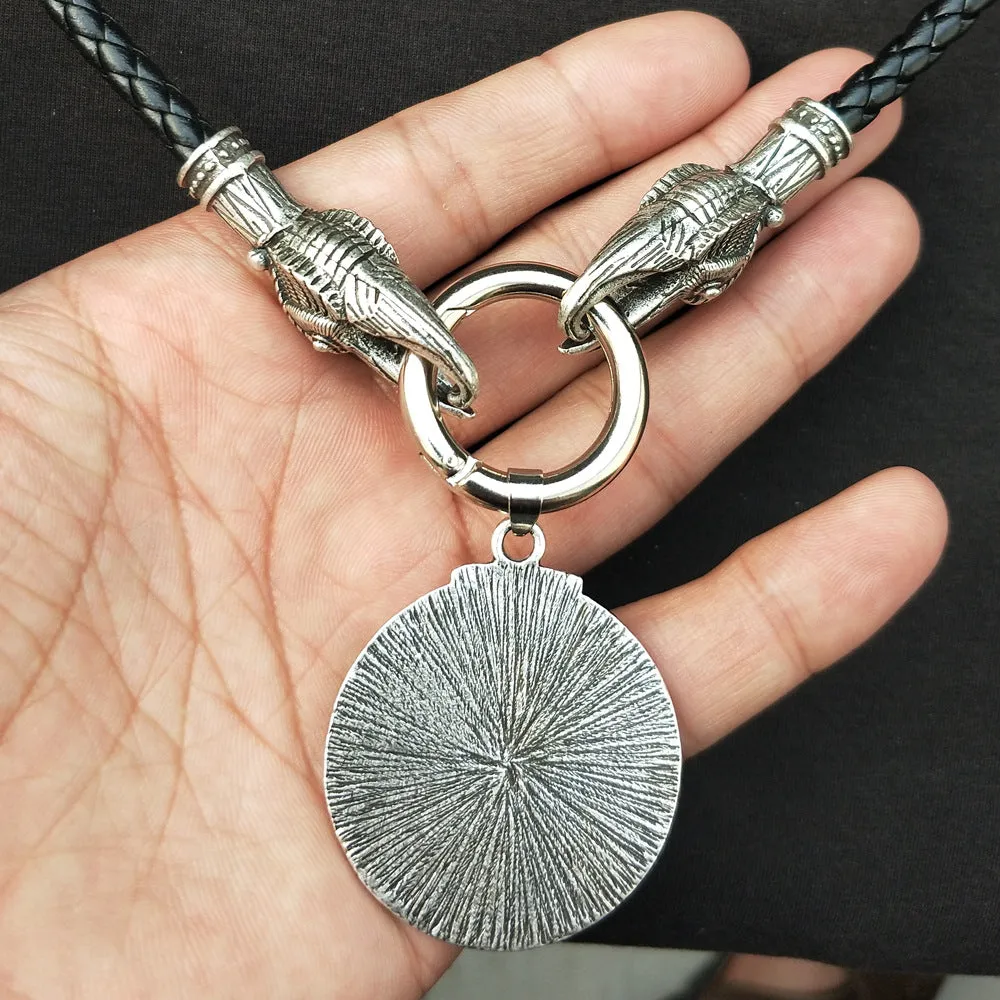 Viking Rune Love Seal Pagan Men's Necklace - Norse Legacy Collection