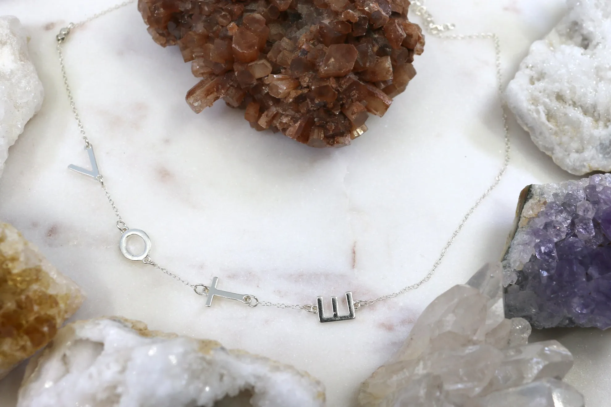 VOTE // Gold or Silver Necklace, Michelle Obama, Beaded Necklace // BH-N033