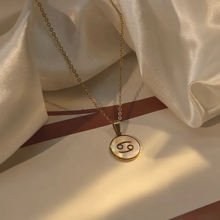 Zodiac Pendant Gold Chain