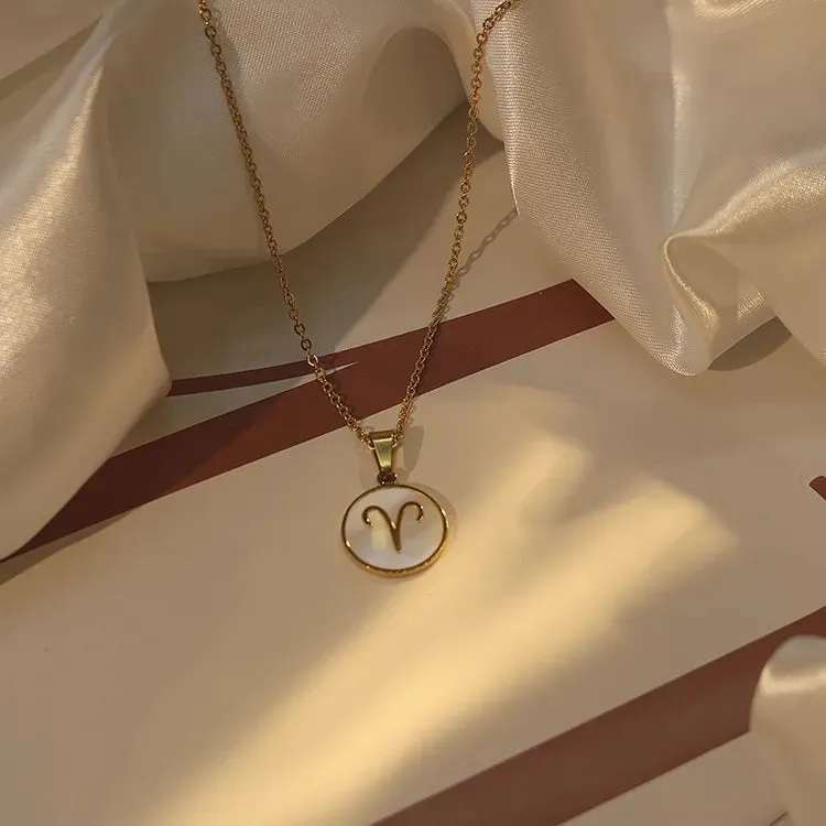 Zodiac Pendant Gold Chain