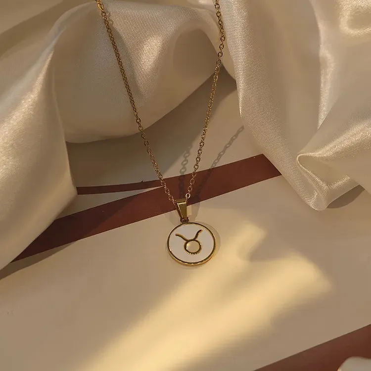 Zodiac Pendant Gold Chain