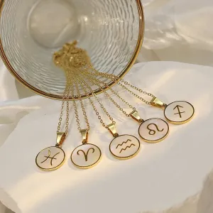 Zodiac Pendant Gold Chain