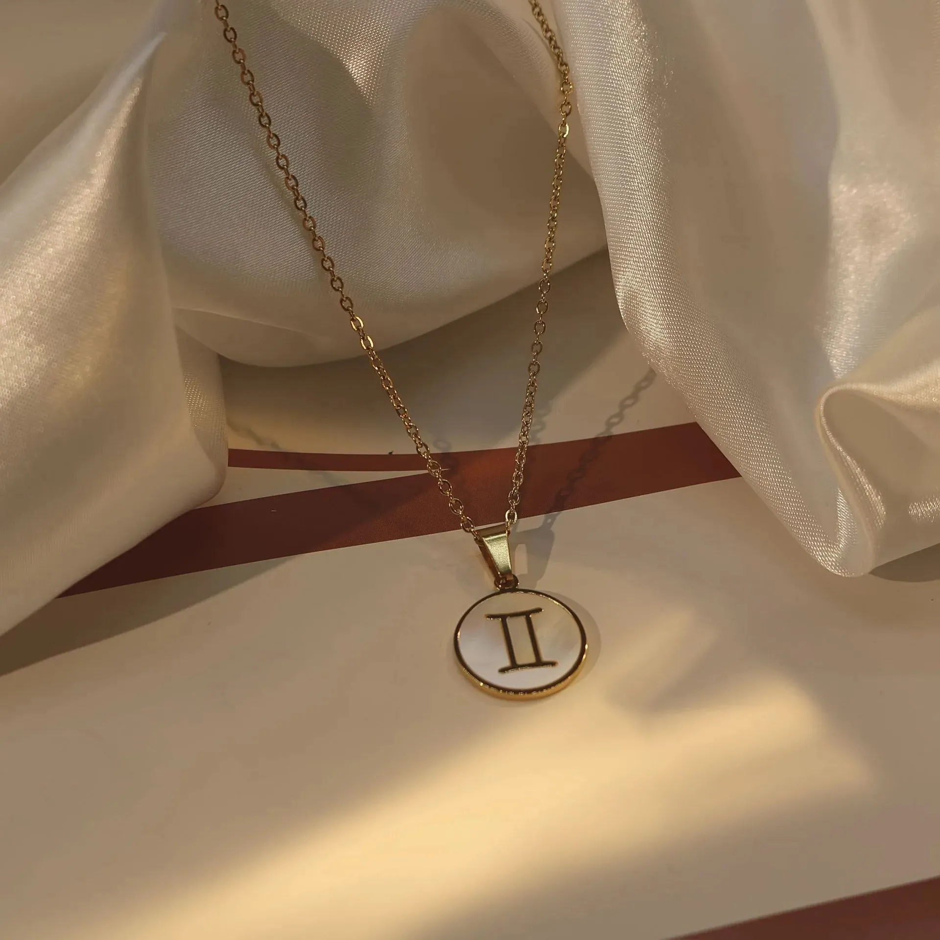 Zodiac Pendant Gold Chain