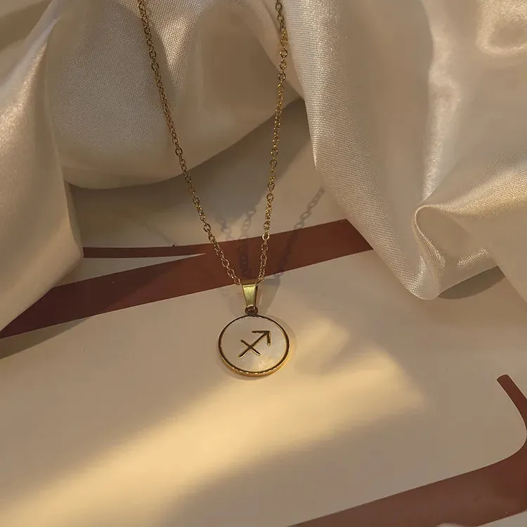 Zodiac Pendant Gold Chain